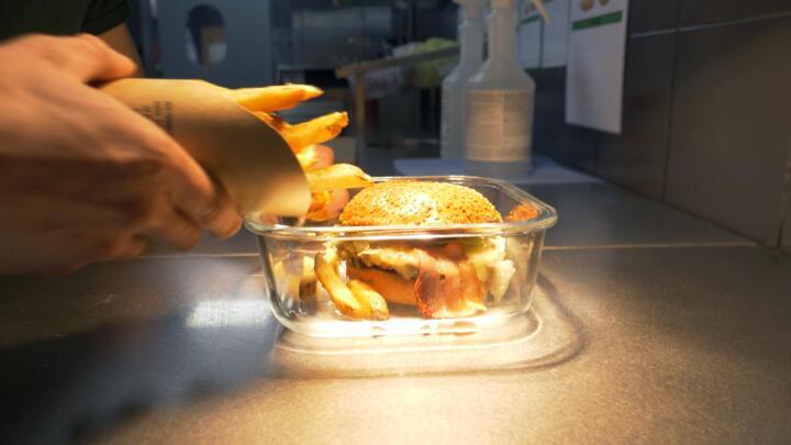 Customers ordering from BioBurger are invited to go the extra mile in the name of zero waste.